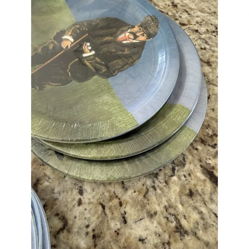 Golf Themed Paper Plates 8&10